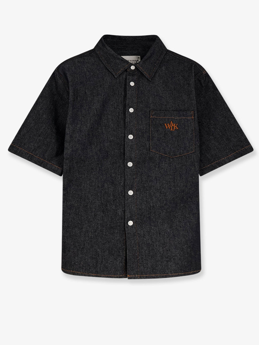 Denim Shirt Blue Cotton
