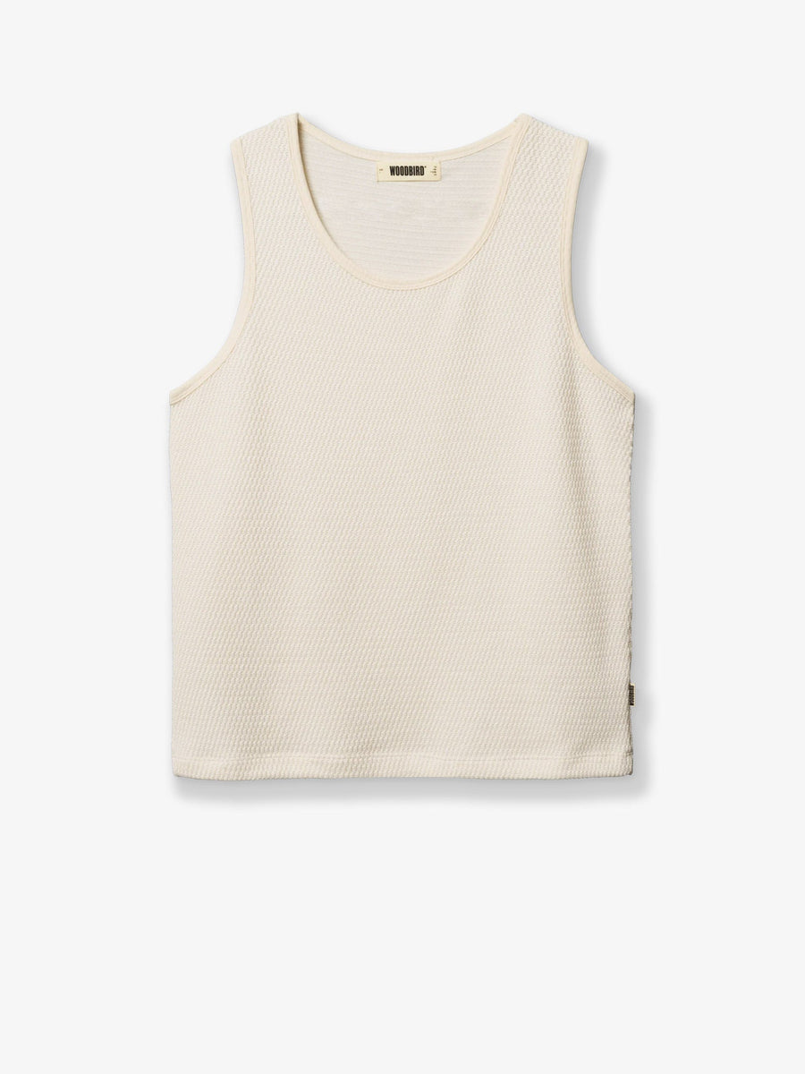 Tank Top Wblung Viscose Beige Polyester T-shirts
