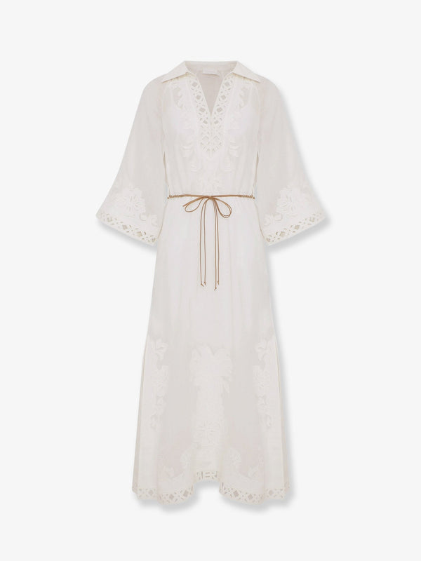 Dress Indra Ramie White