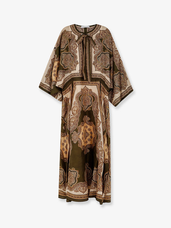 Tunic Dress Mahon Silk Brown