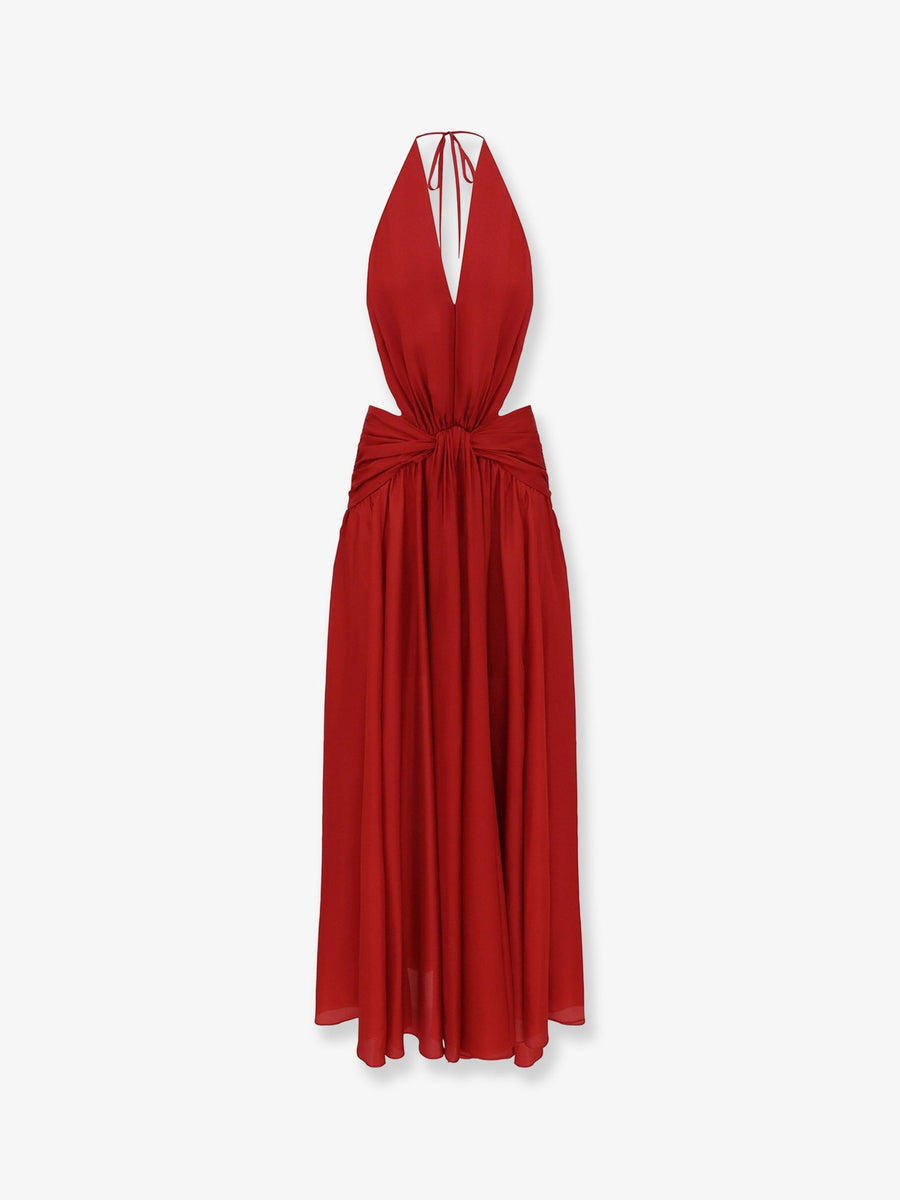 Dress Indra Silk Red