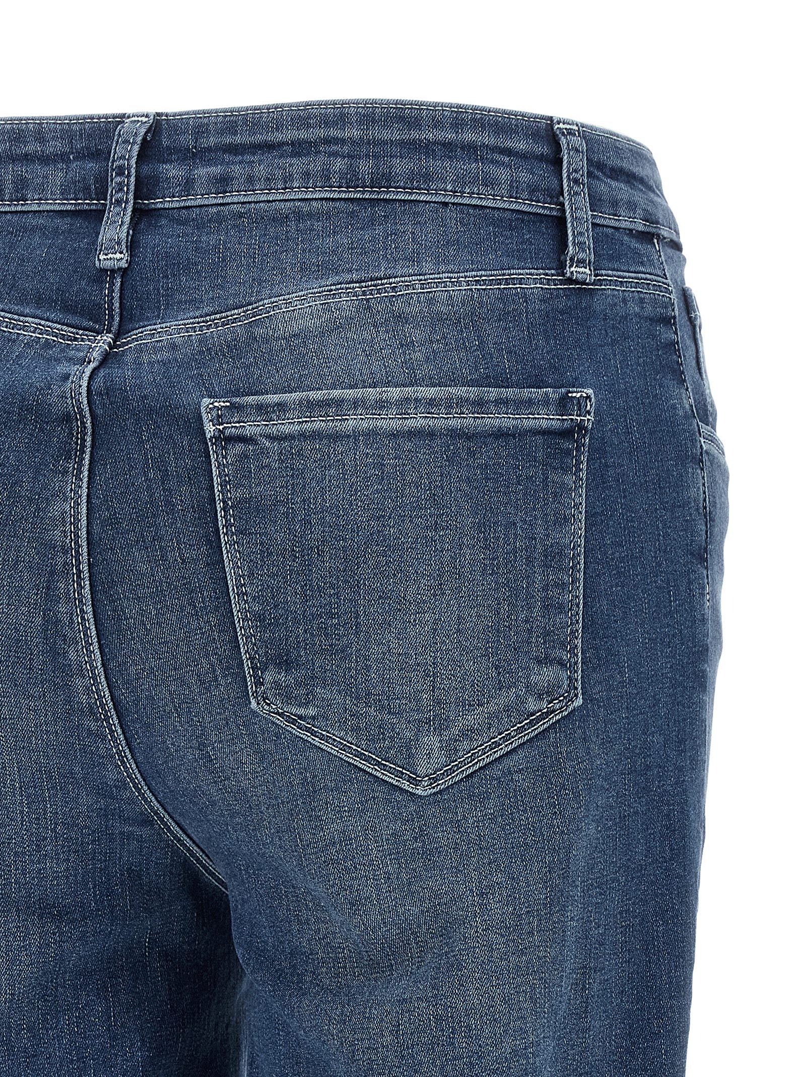 Selma Jeans Blue Cotton Polyester Elastane