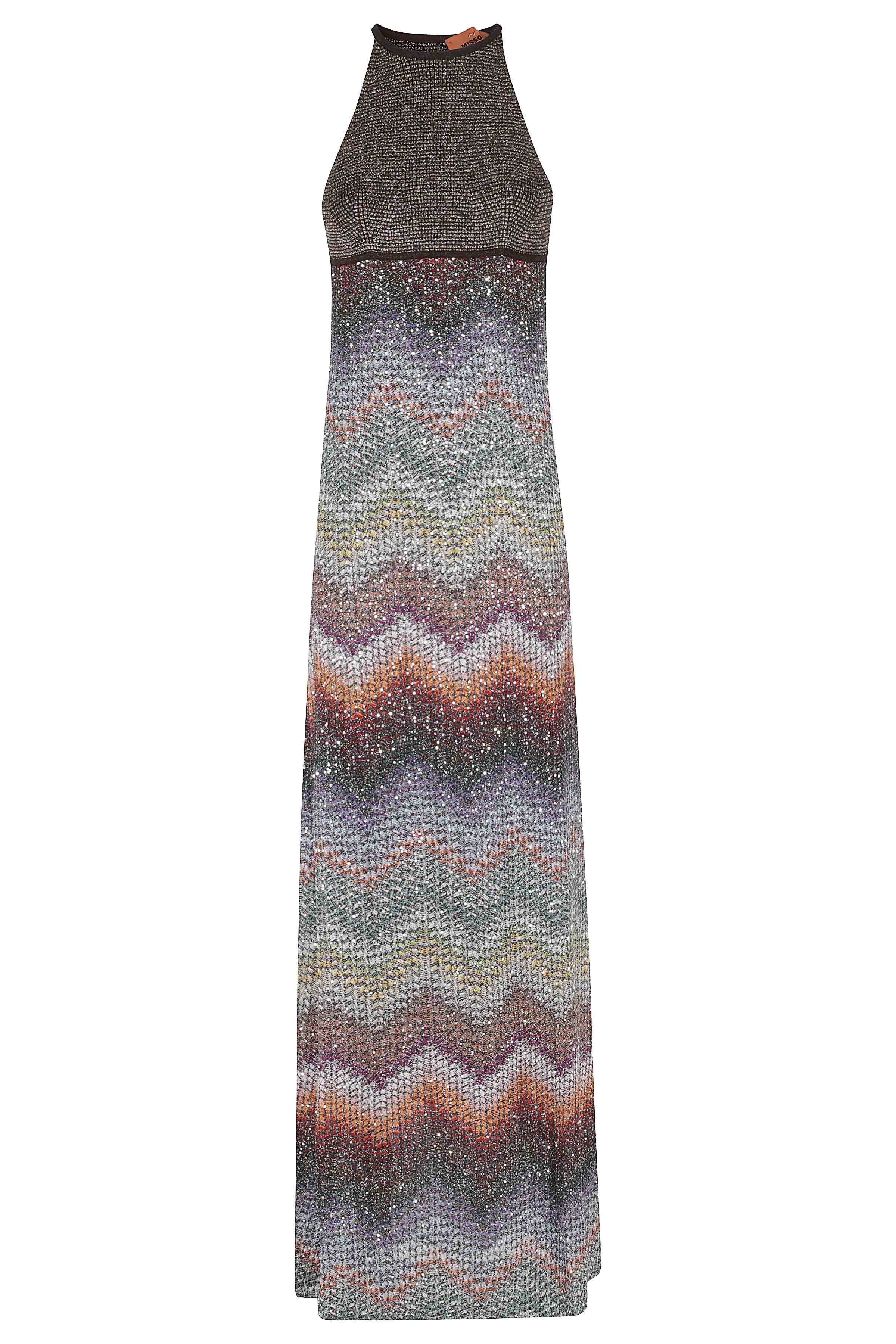 Caperdoni Long Dress Multicolour Viscosa Abito