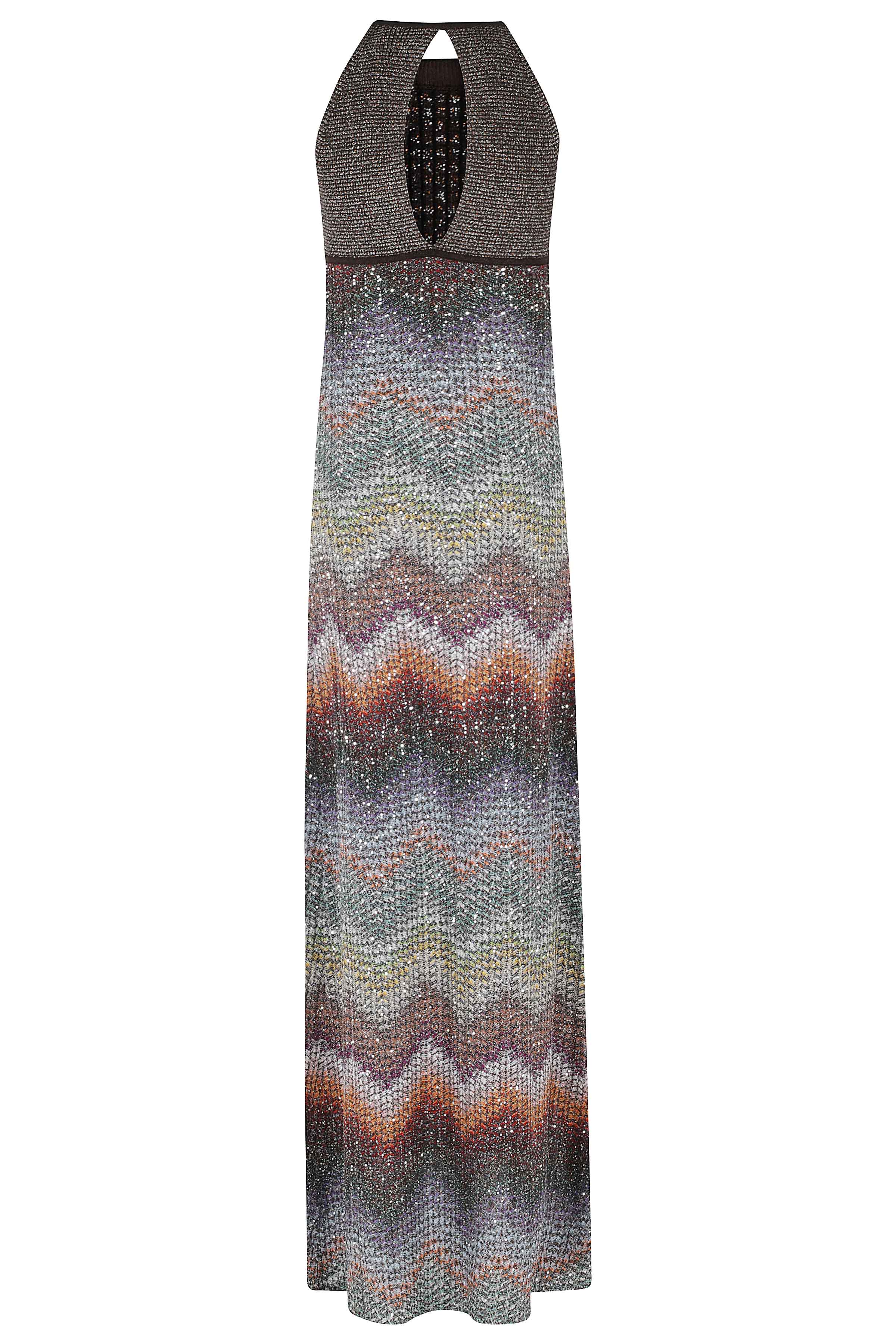 Caperdoni Long Dress Multicolour Viscosa Abito