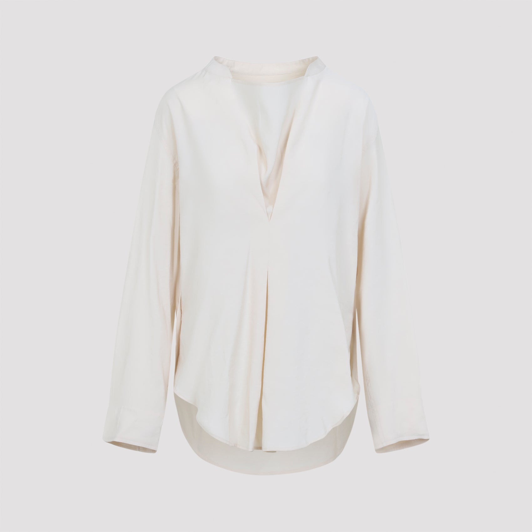 Pampa Draped Neck Top Nude & Neutrals Modal Fsc Polyester