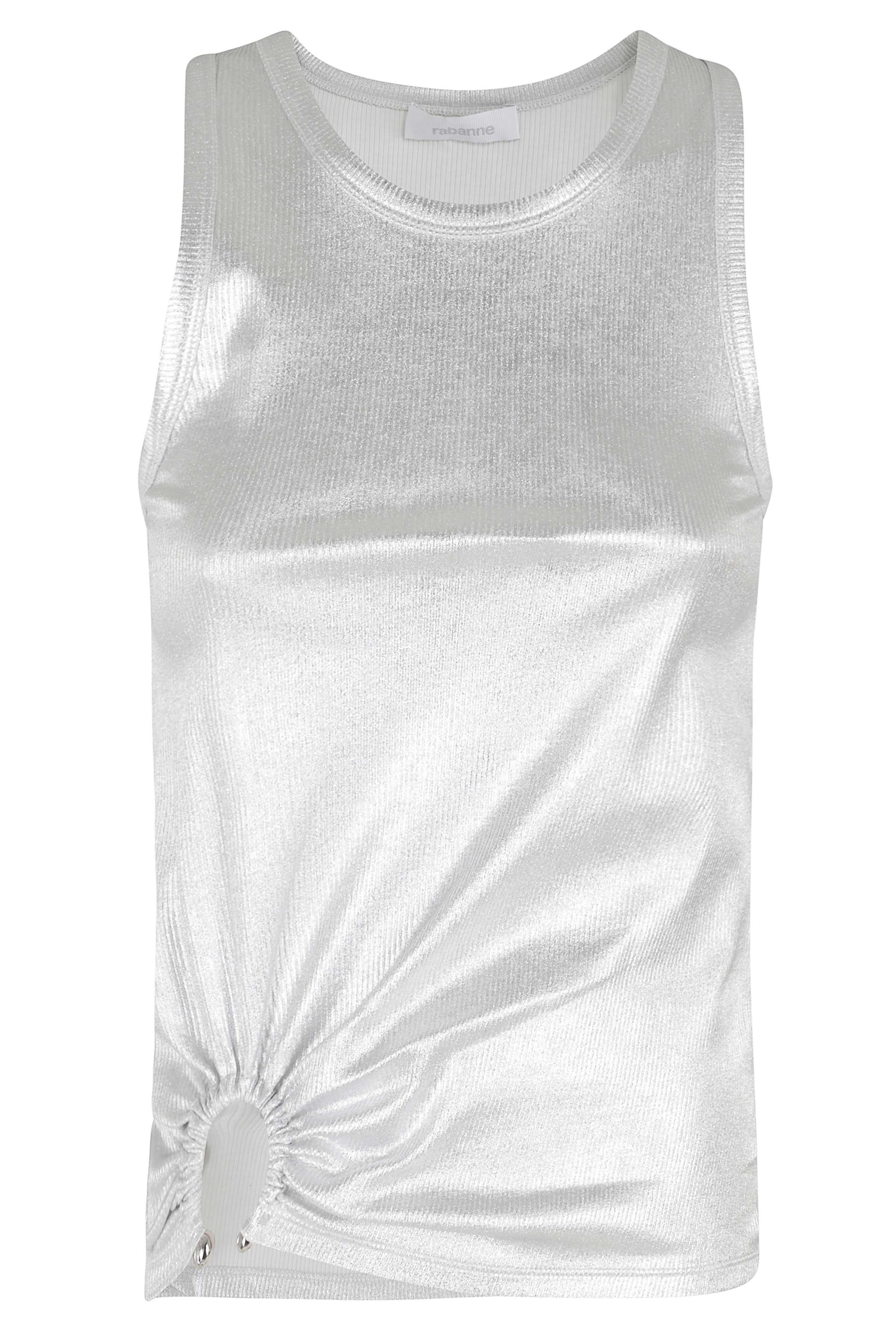 Tee Shirt Metallic Coton Elasthanne Tops