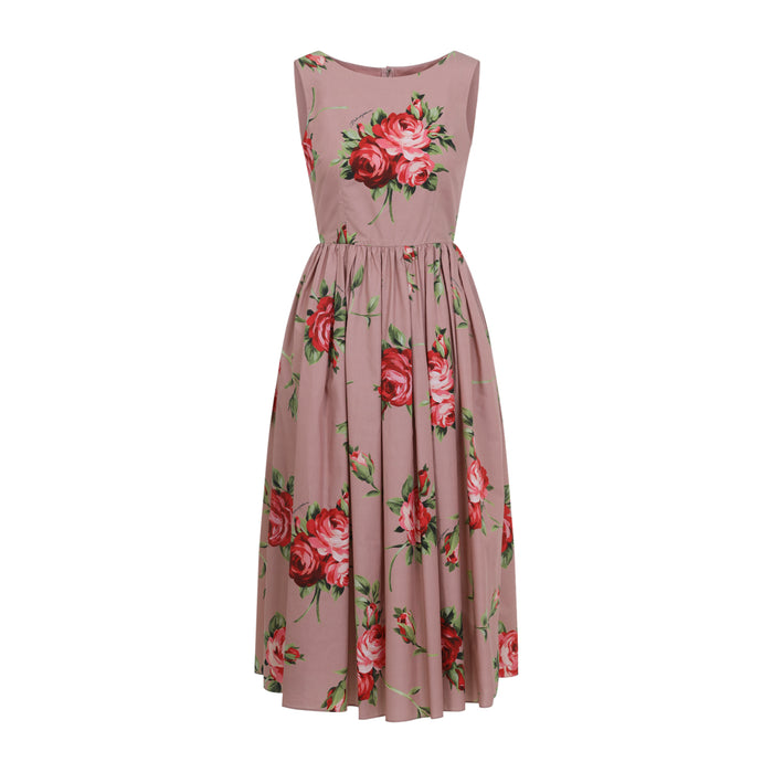 Dress Pink & Purple Cotton