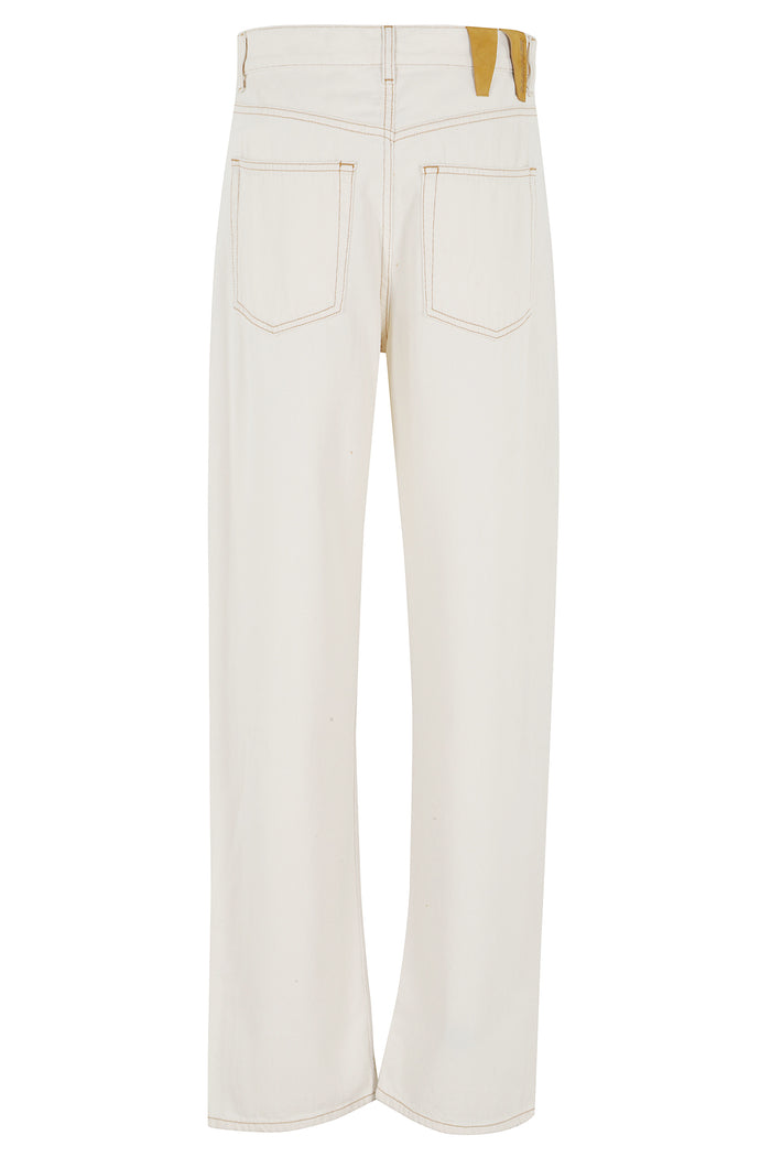 Gale Relaxed Fit Tencel Denim Nude & Neutrals Cotton Jean