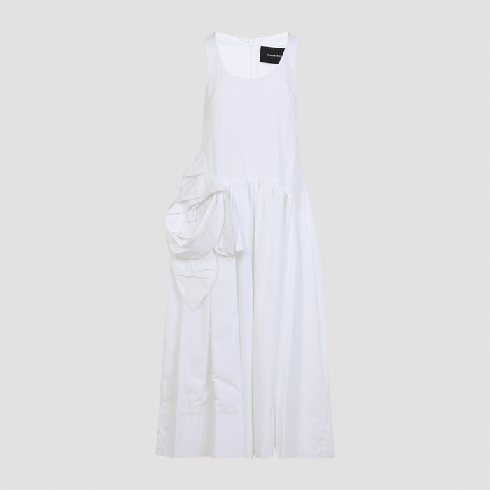 Simone Rocha Rosette Tapered Dress Cotton