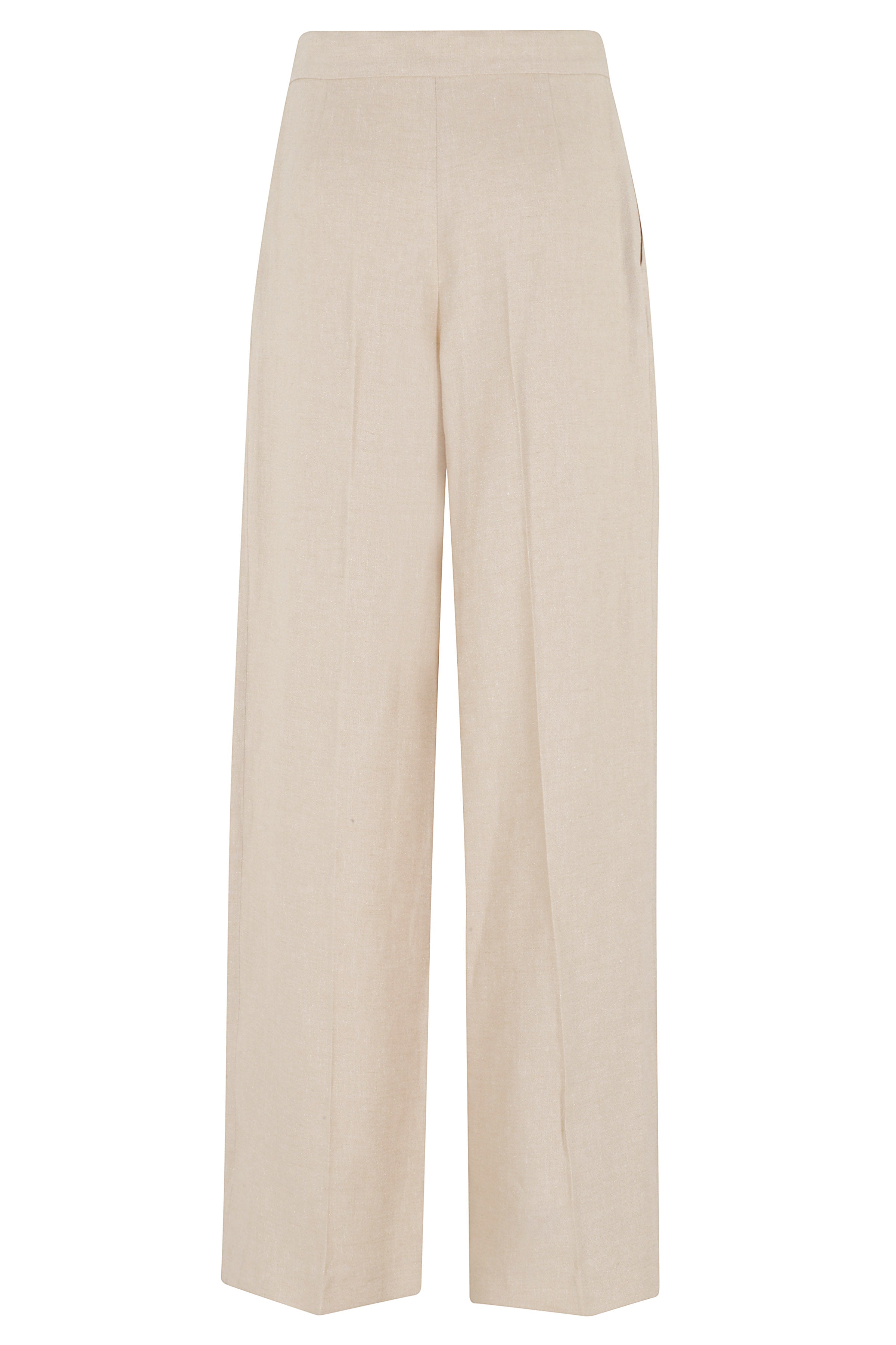 Pantalone A Vita Alta Nude & Neutrals Pantaloni
