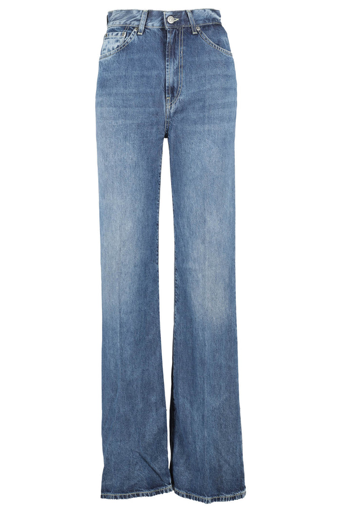 Pantalone Amber Wide Blue Lyocell Jean