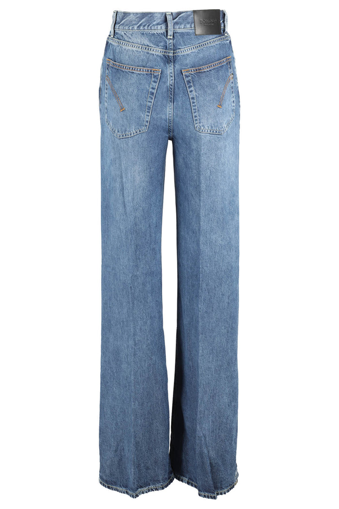 Pantalone Amber Wide Blue Lyocell Jean