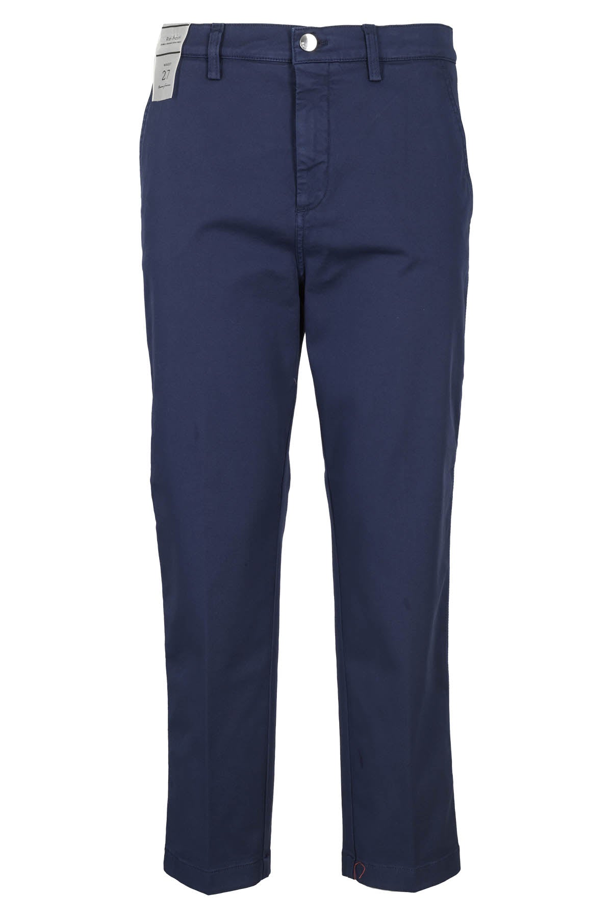 Diana Blue Cotone Elastan Pantaloni