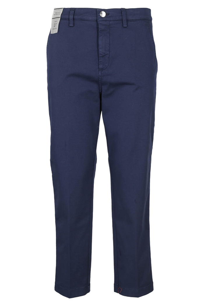 Diana Blue Cotone Elastan Pantaloni