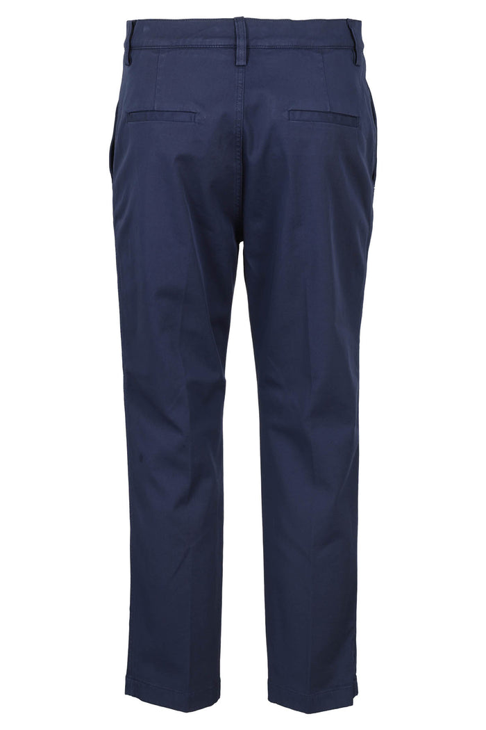 Diana Blue Cotone Elastan Pantaloni