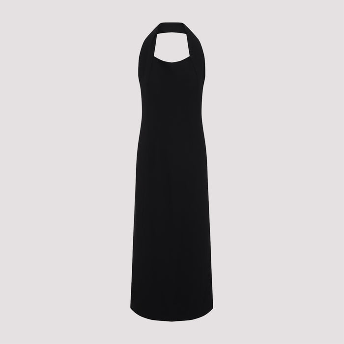 Dr201 Long Dress Black Viscose