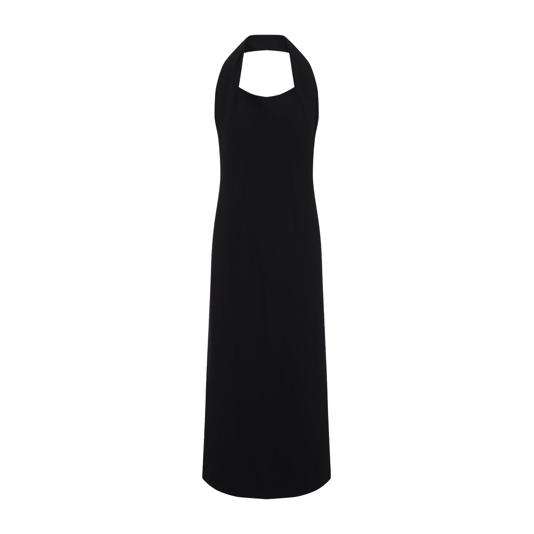Dr201 Long Dress Black Viscose