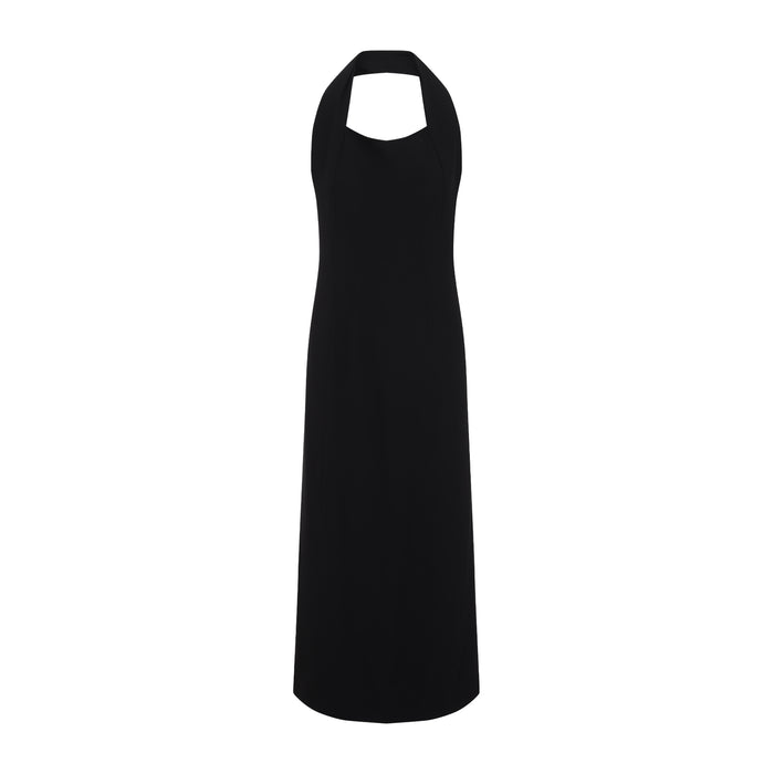 Dr201 Long Dress Black Viscose