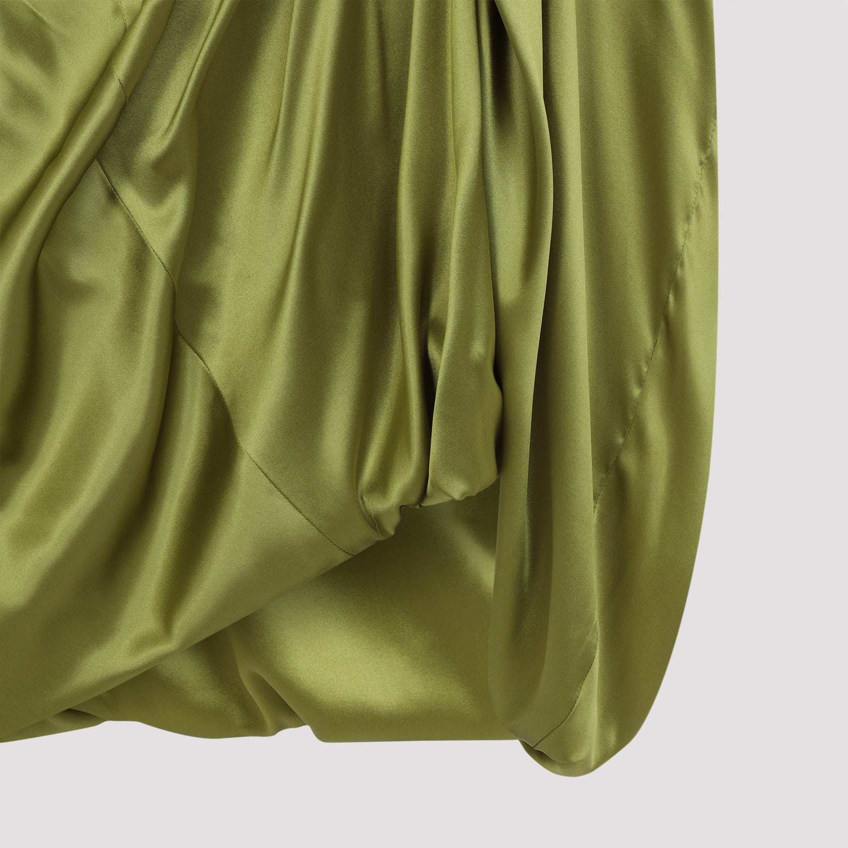 Dalant Dress Green Silk Elastan