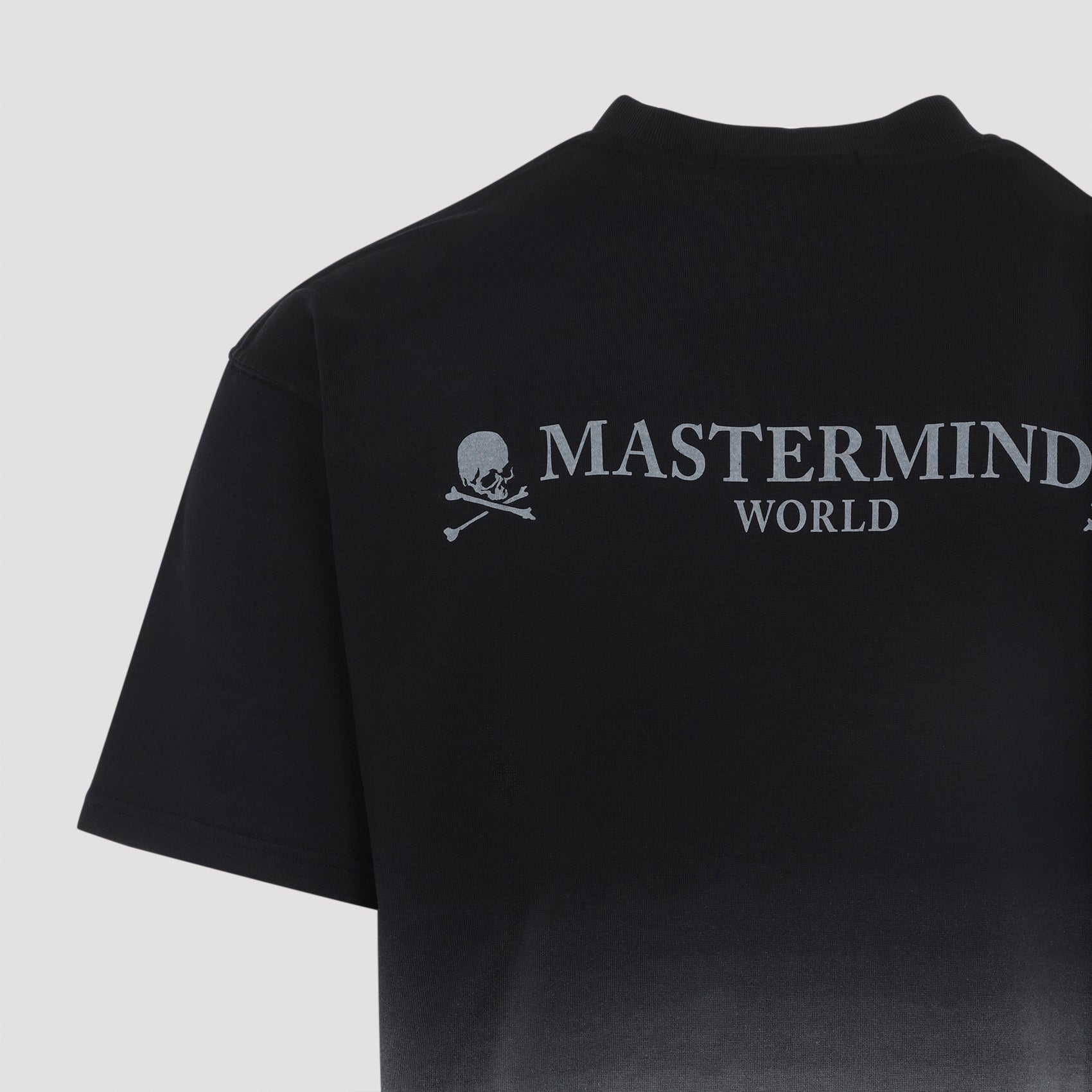 Faded T-shirt Black Cotton Tshirt
