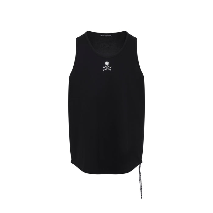 Swarovsky® Tank Top Black Cotton Crystals