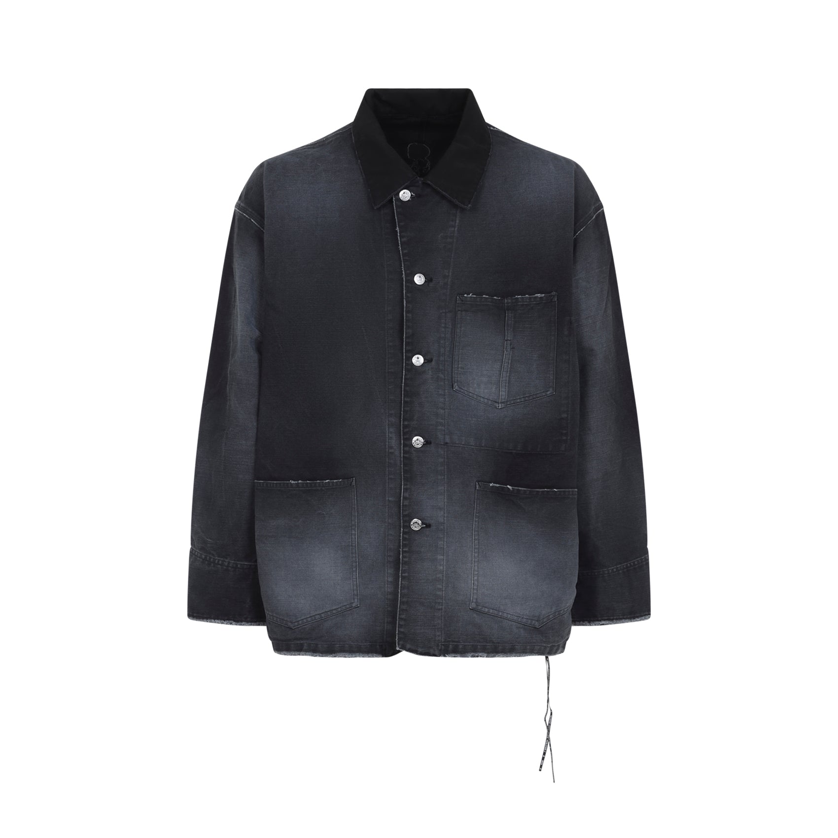 Utility Jacket Black Cotton