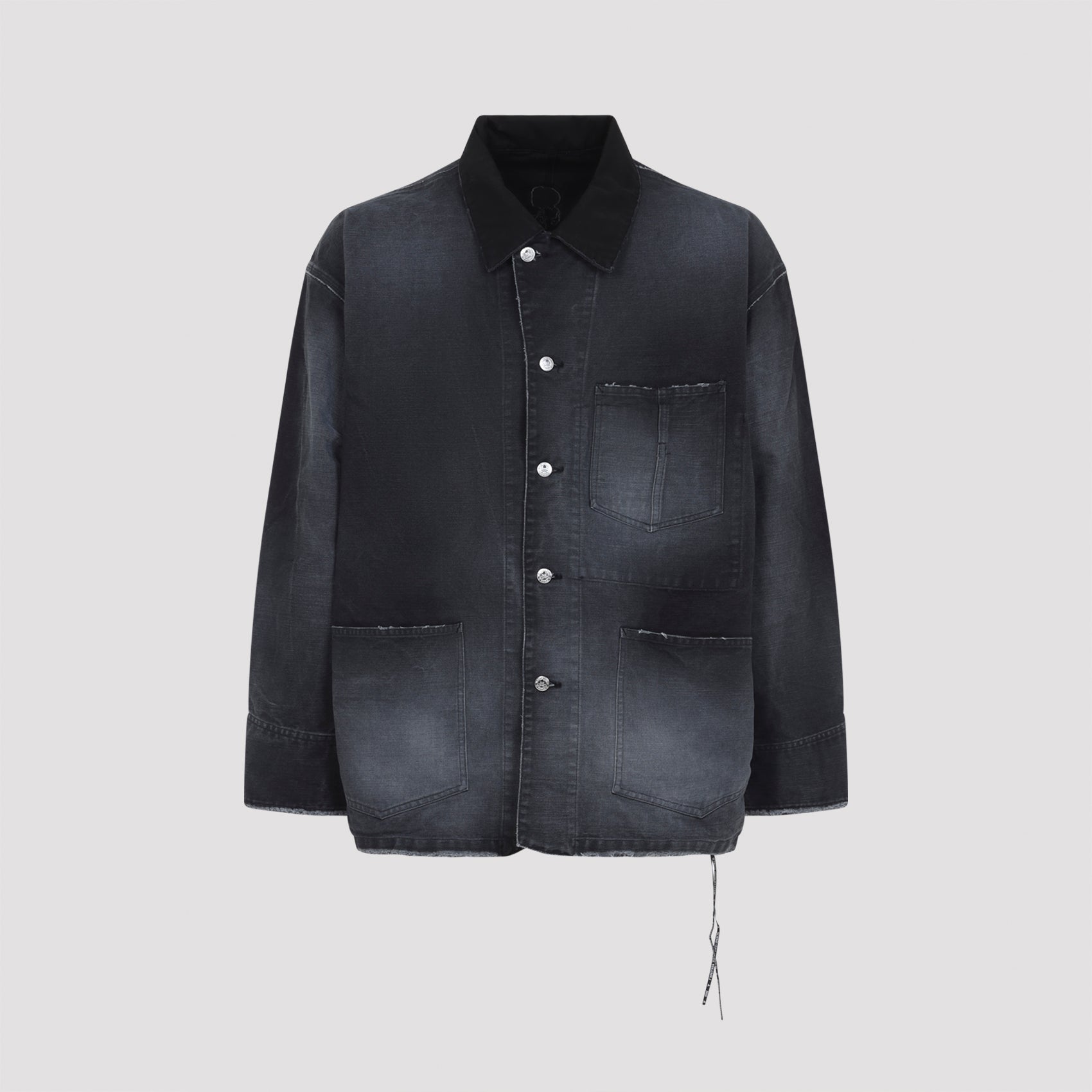 Utility Jacket Black Cotton