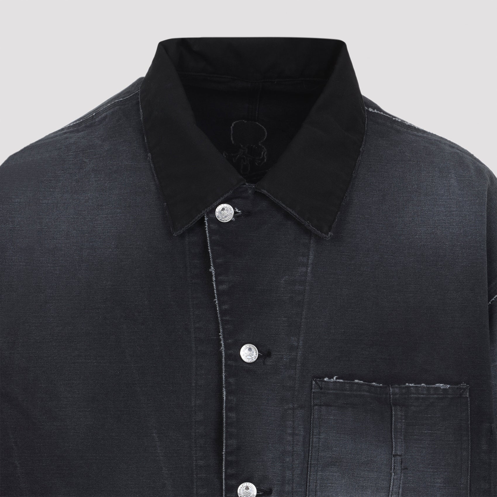 Utility Jacket Black Cotton