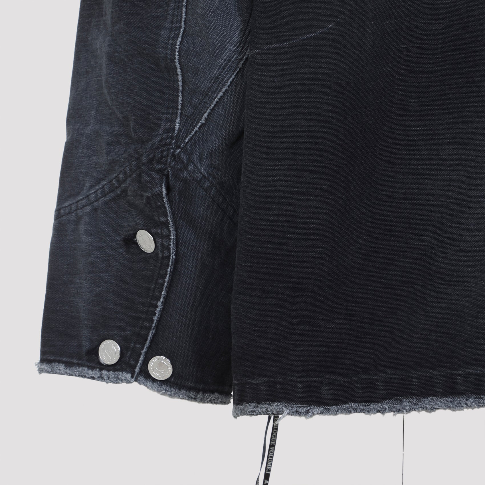 Utility Jacket Black Cotton