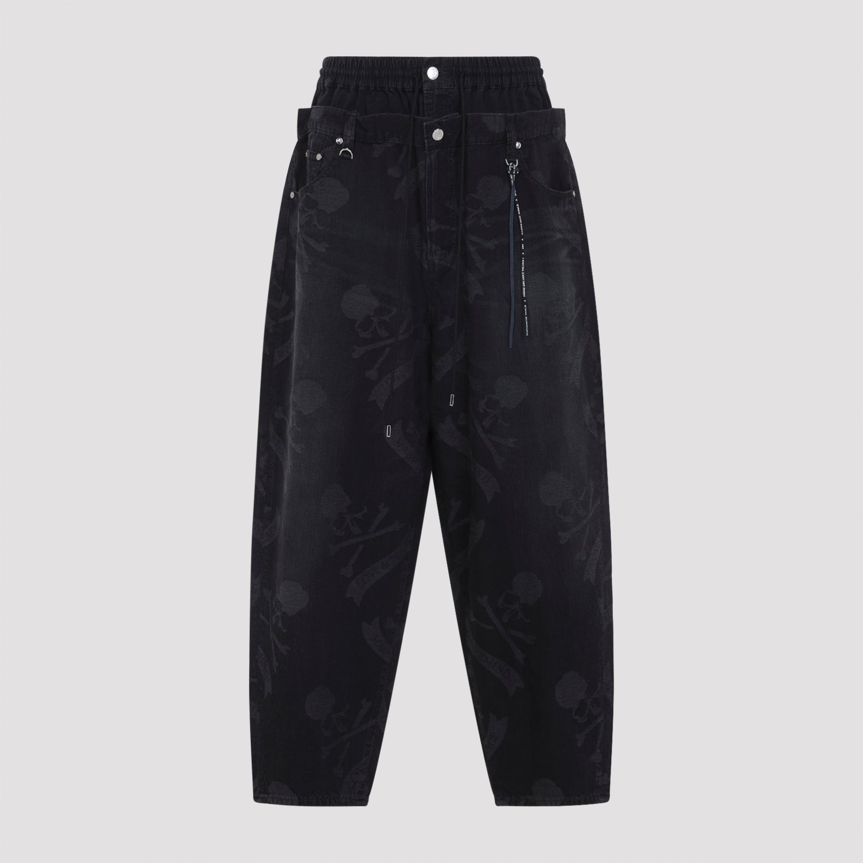 Aloha Wide Fit Jeans Black Cotton