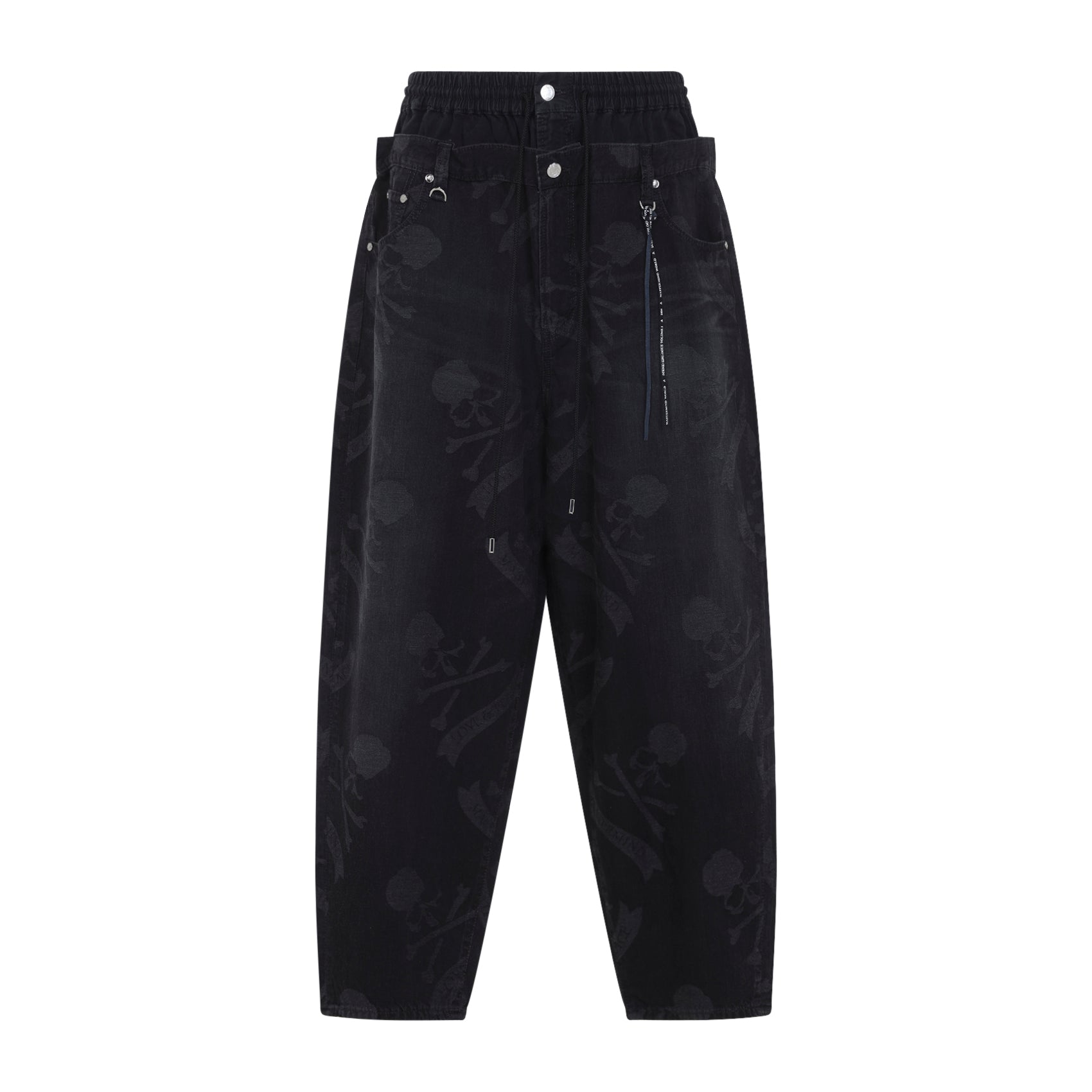 Aloha Wide Fit Jeans Black Cotton