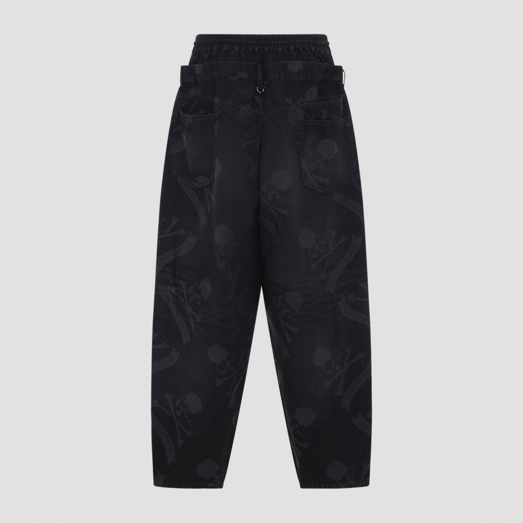 Aloha Wide Fit Jeans Black Cotton