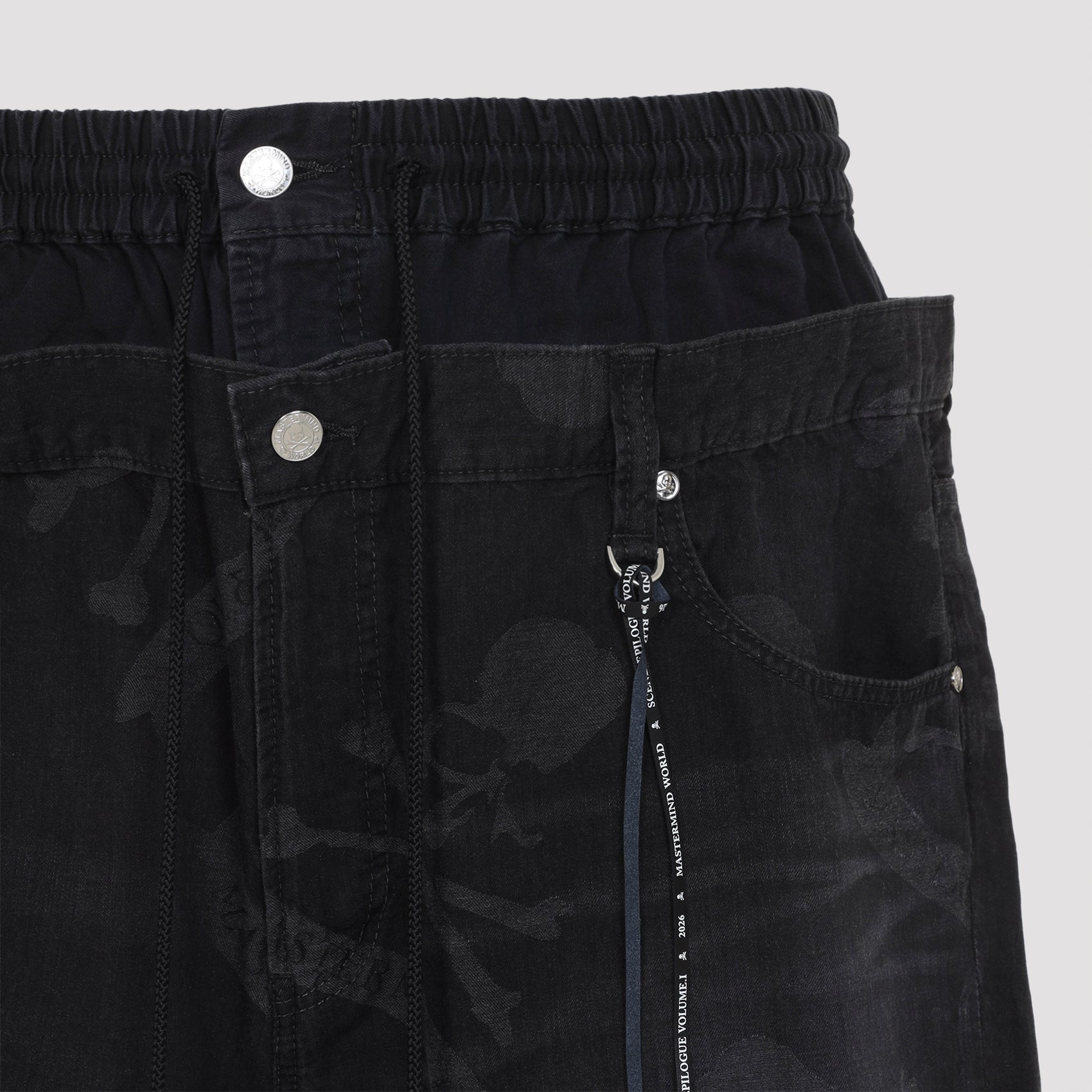 Aloha Wide Fit Jeans Black Cotton