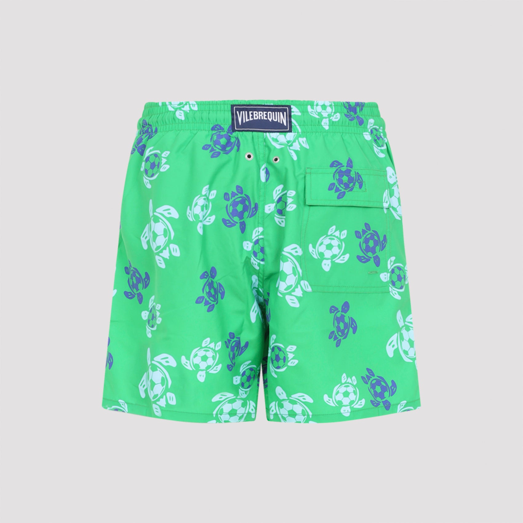 Moorea Swim Shorts Green Recycled Polyamide Swimwear