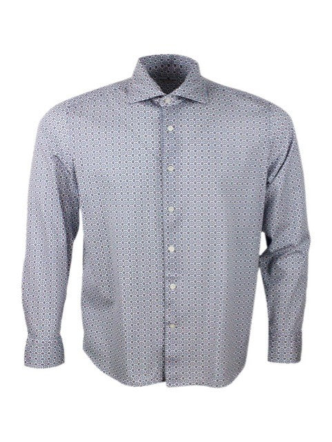 Sonrisa Shirts Bianco - Blu 100co