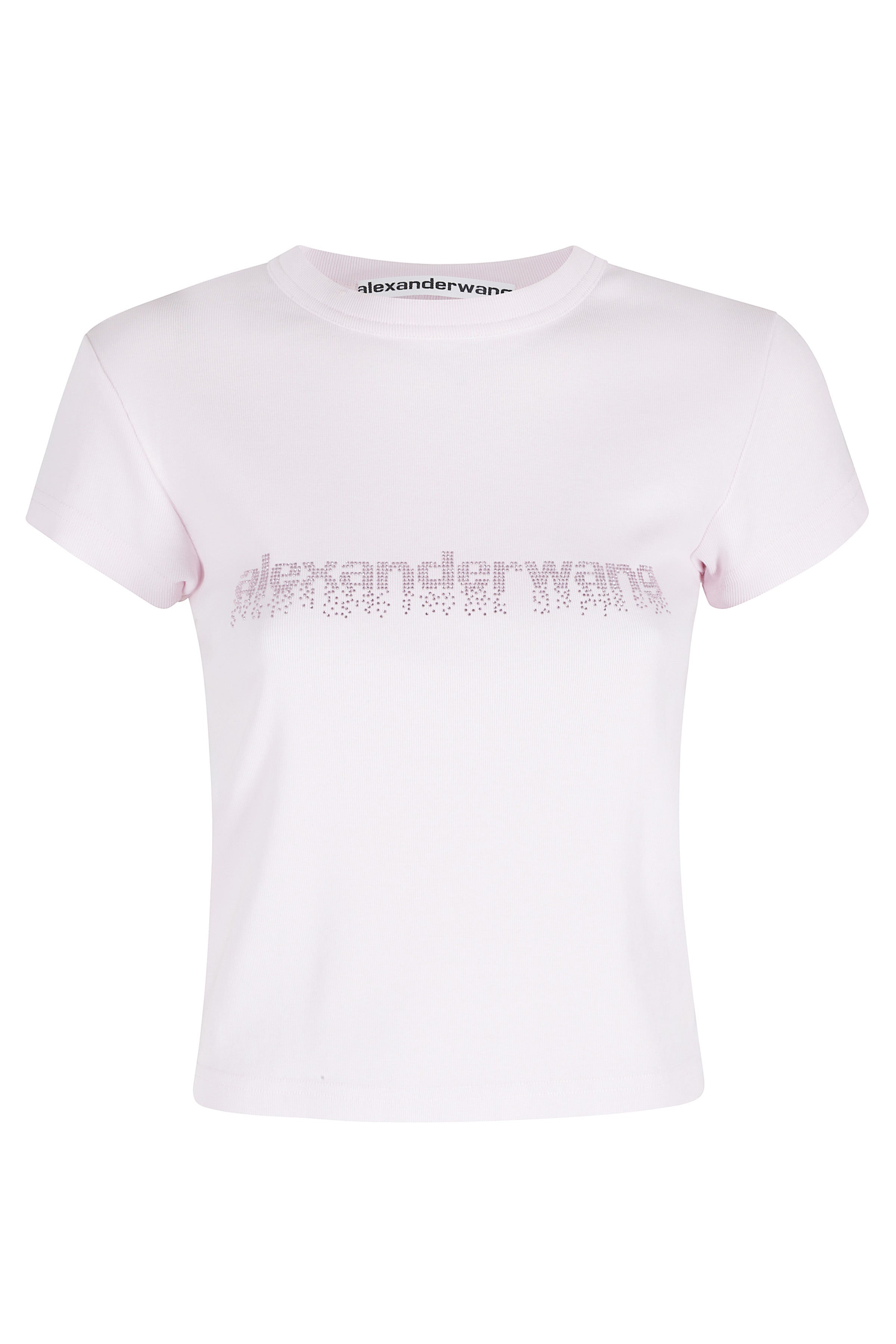 Baby Tee Hotfix Graphic Pink & Purple Cotton T-shirt