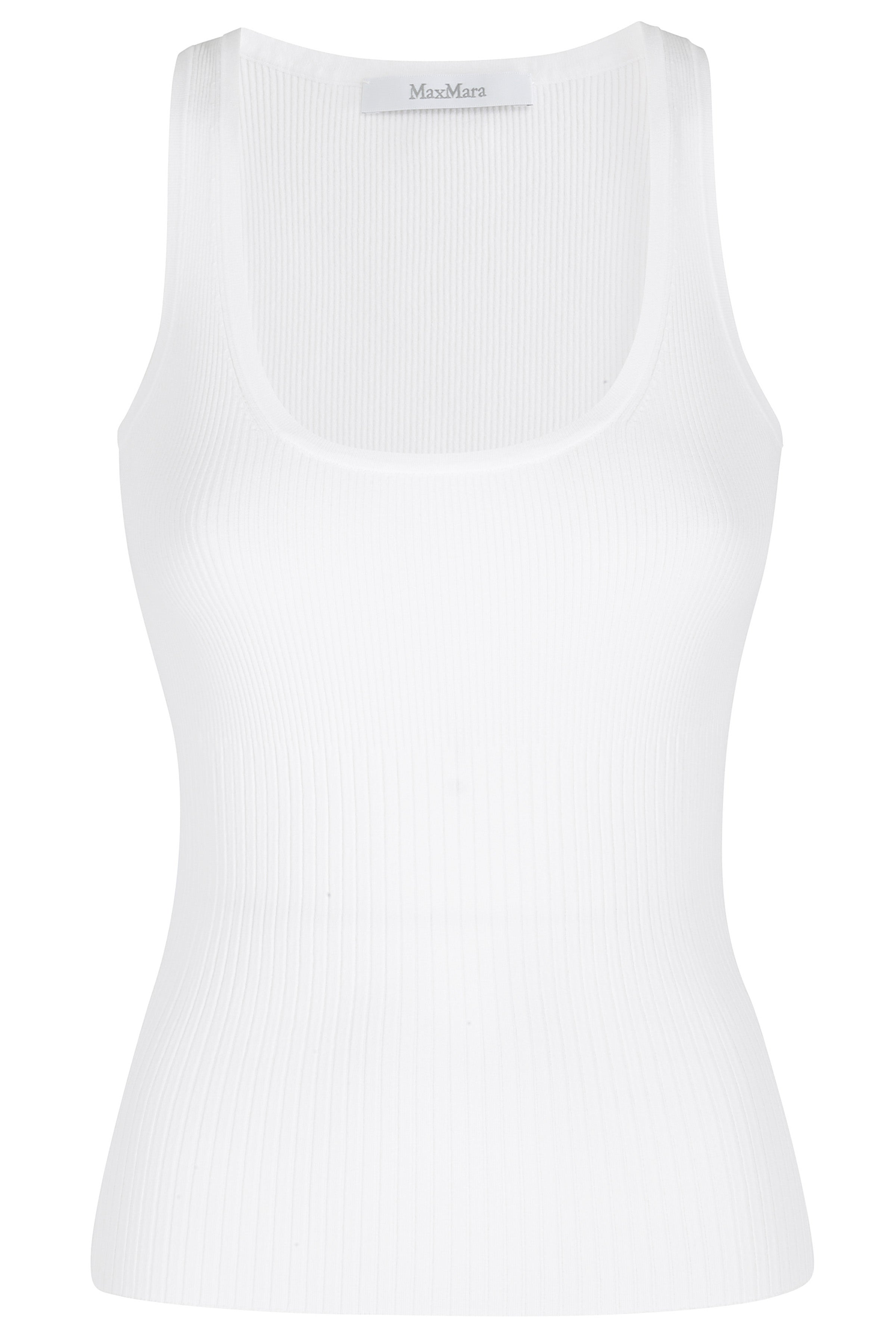 Ghiro White Viscosa Poliestere Top