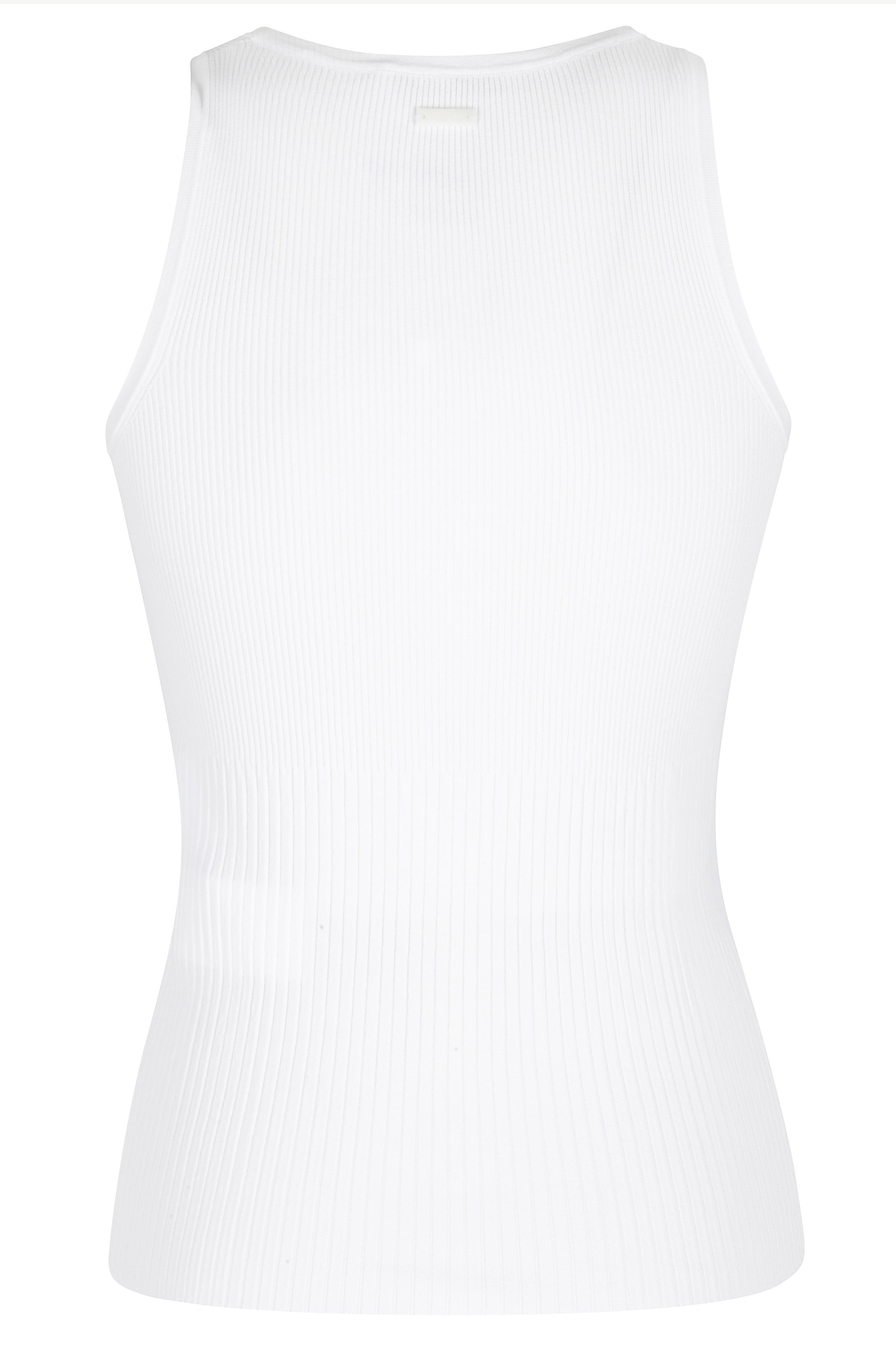 Ghiro White Viscosa Poliestere Top