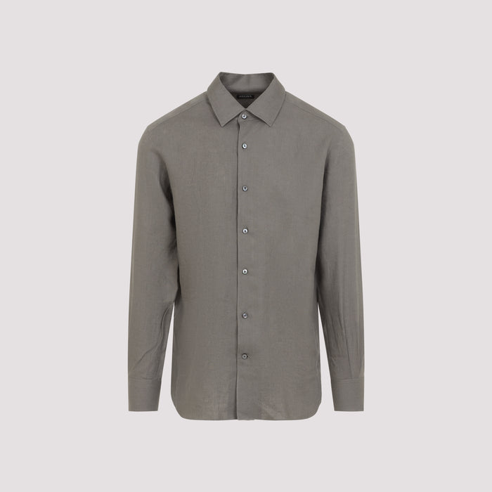 Linen Shirt Grey