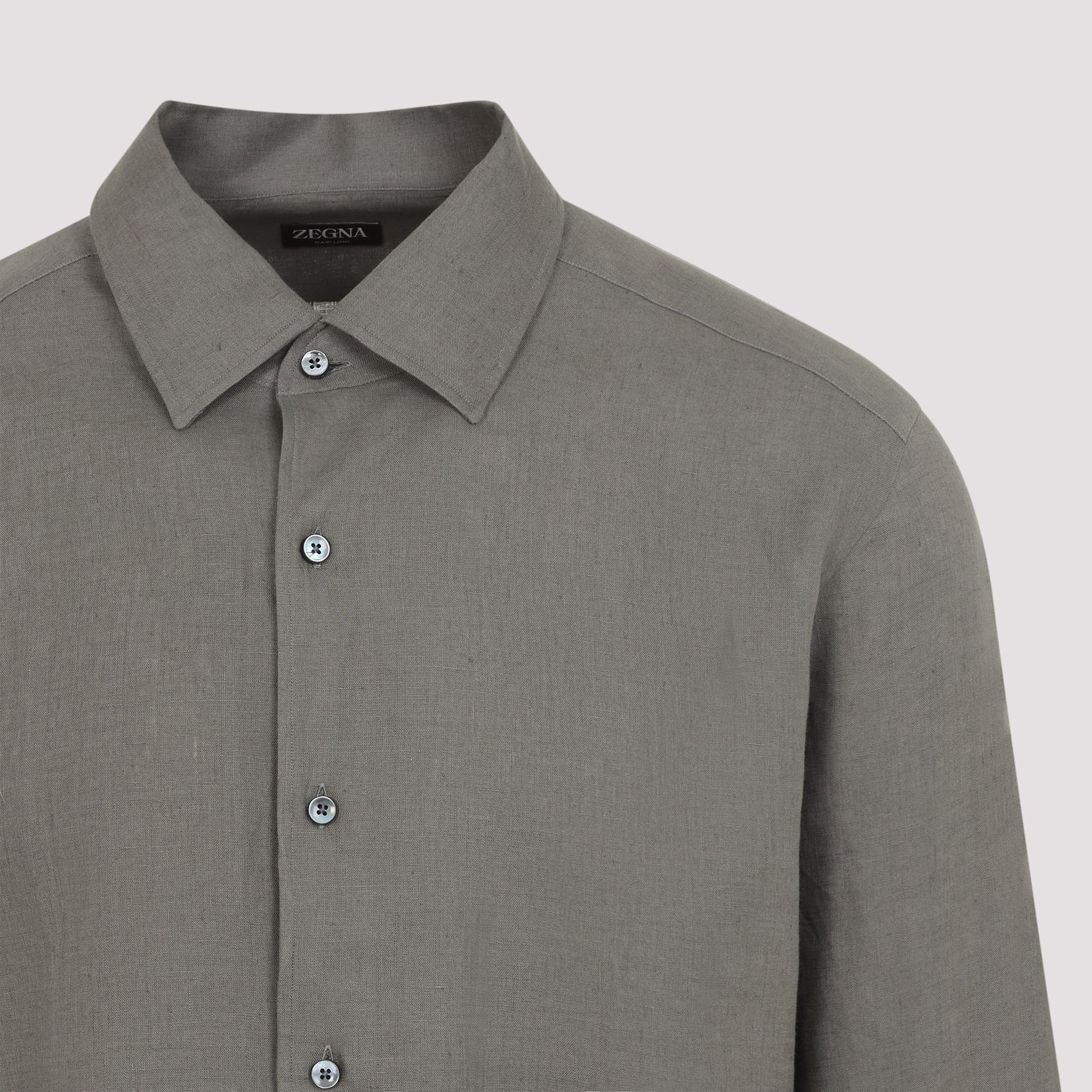 Linen Shirt Grey