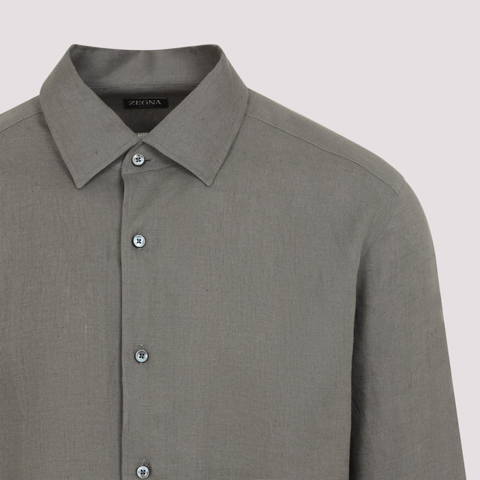 Linen Shirt Grey