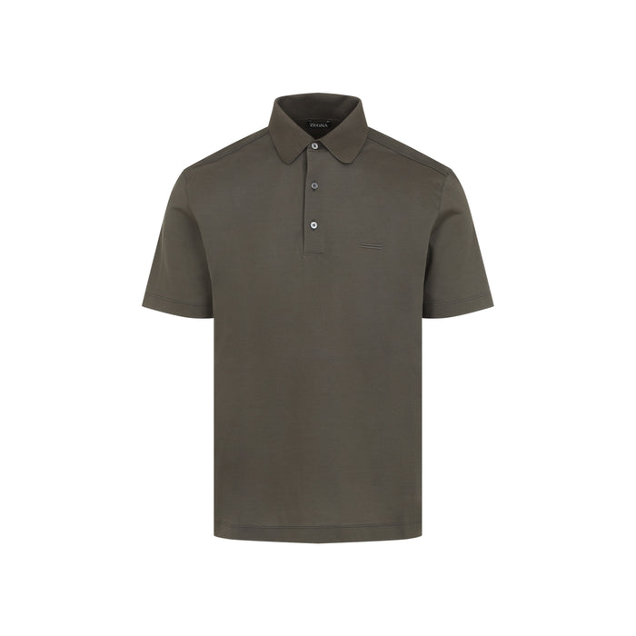 Cotton Polo Grey