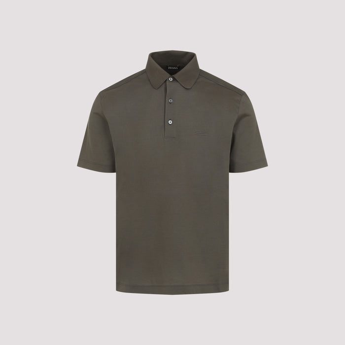 Cotton Polo Grey