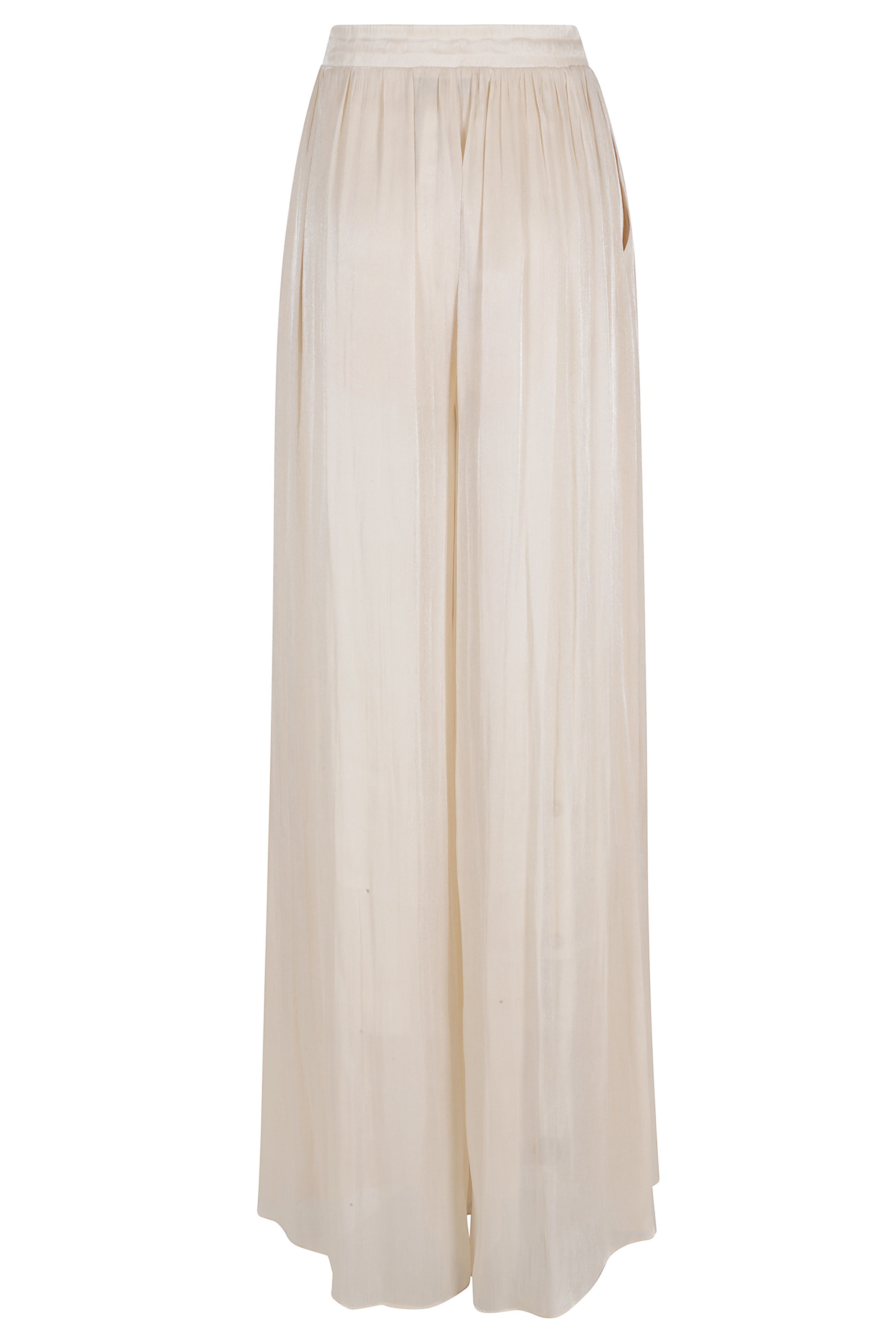 Trousers Nude & Neutrals Poliestere Pantaloni