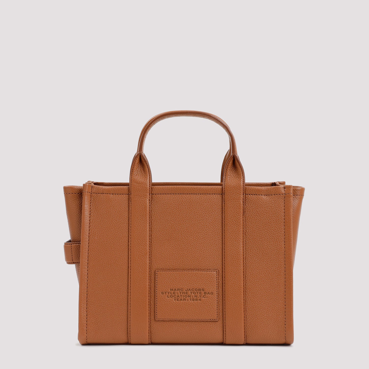 The Leather Medium Tote Bag Brown Cow