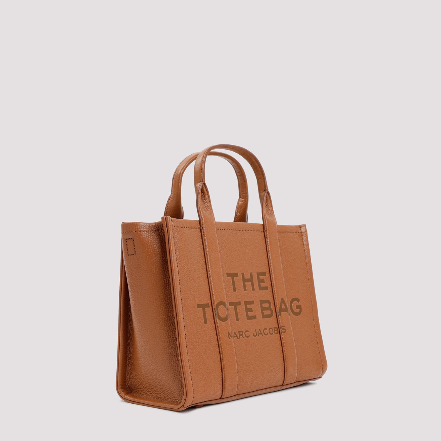 The Leather Medium Tote Bag Brown Cow