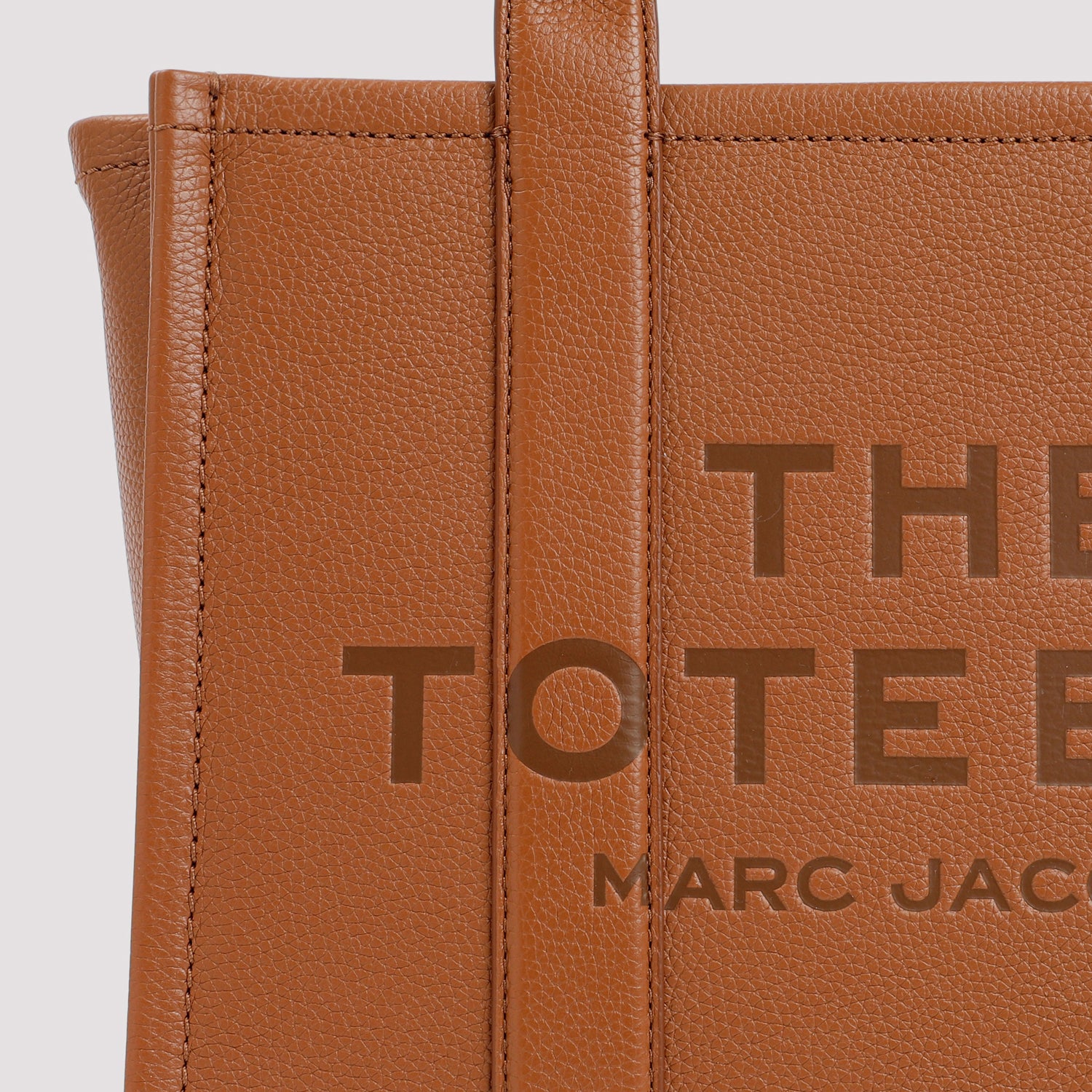 The Leather Medium Tote Bag Brown Cow