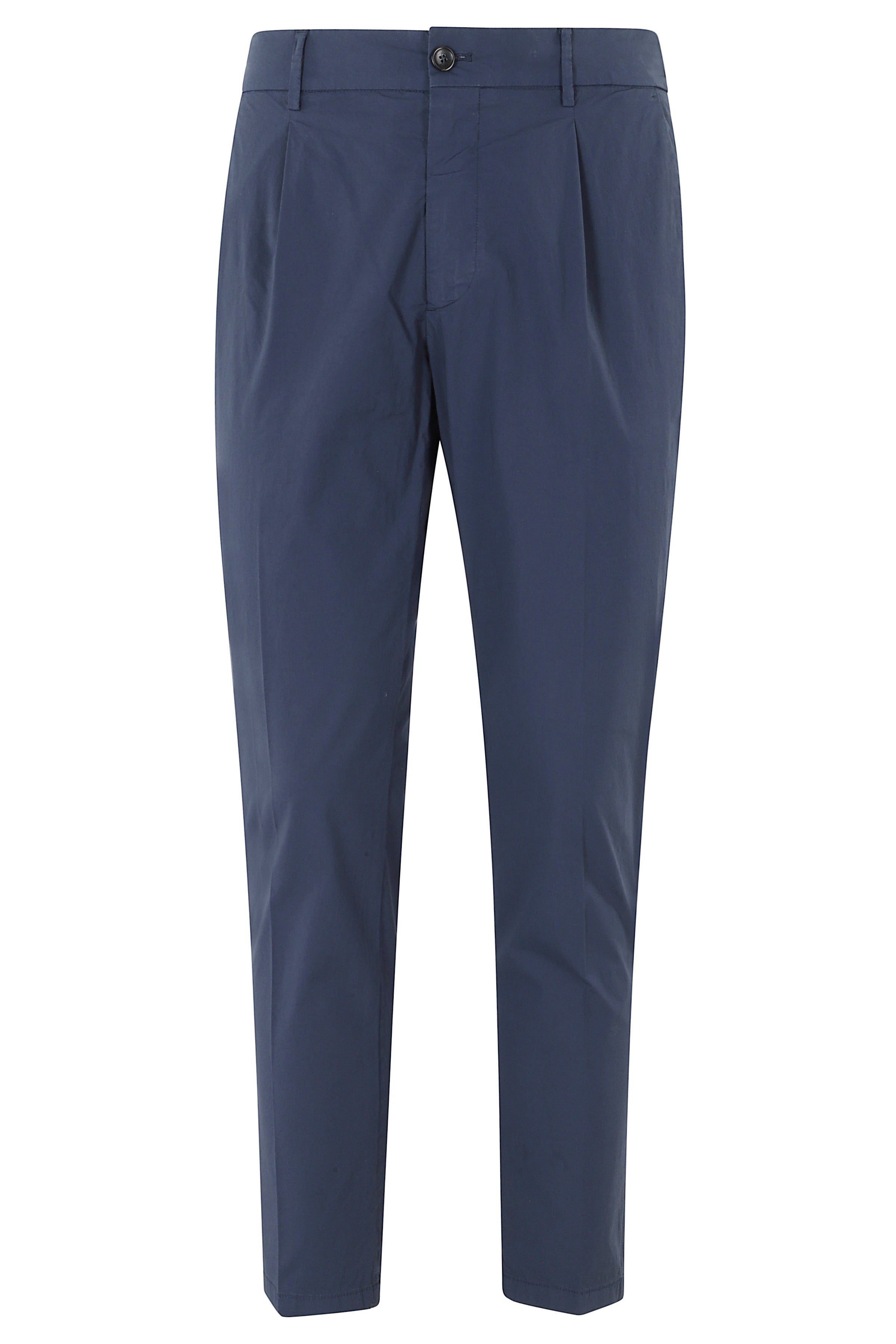 Riccardo Gabardina Blue Cotone Elastane Pantaloni