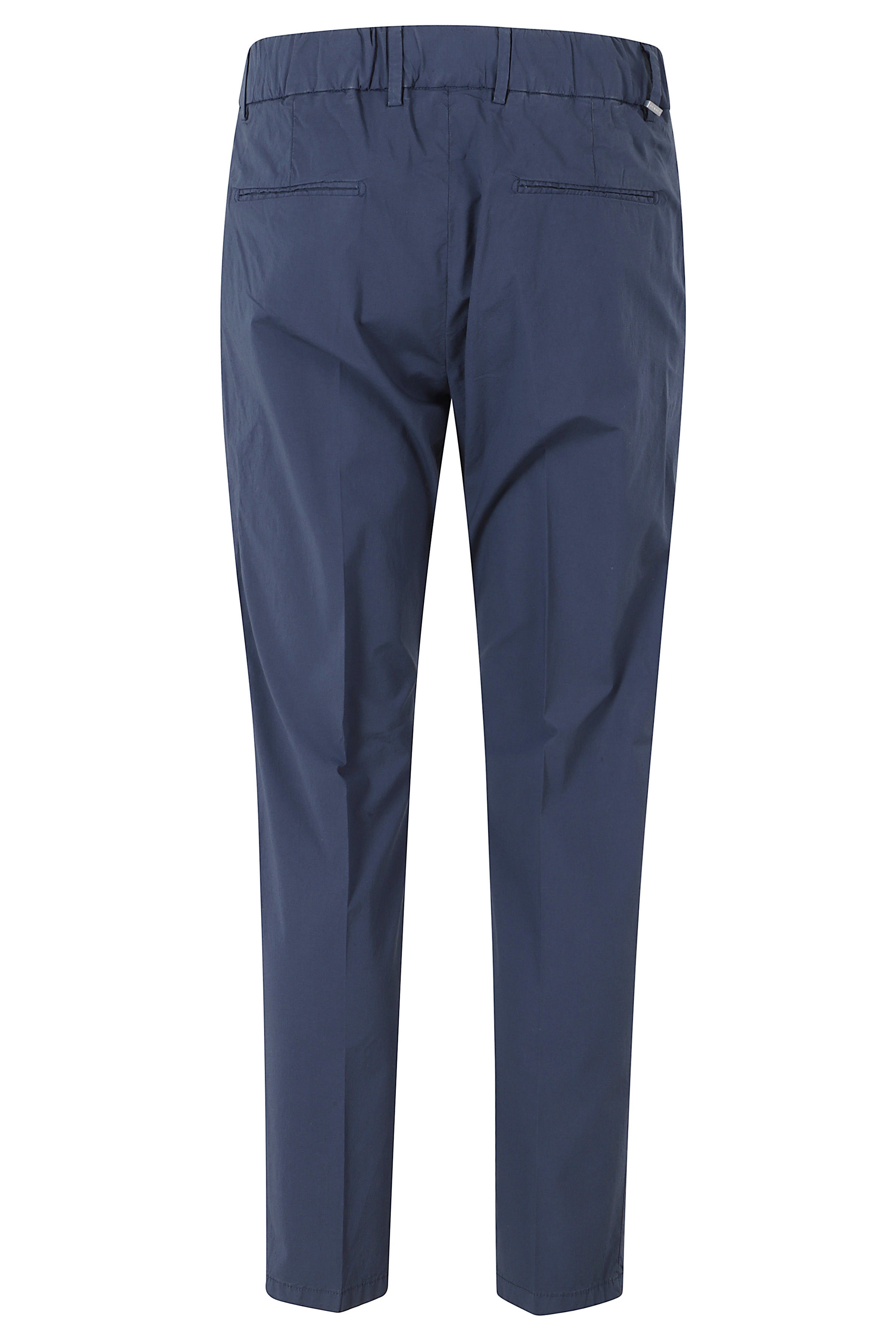 Riccardo Gabardina Blue Cotone Elastane Pantaloni