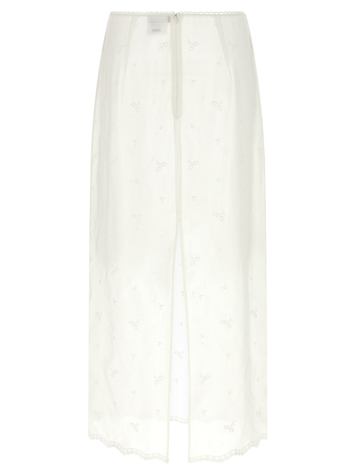 16 Skirt White Recycled Polyester